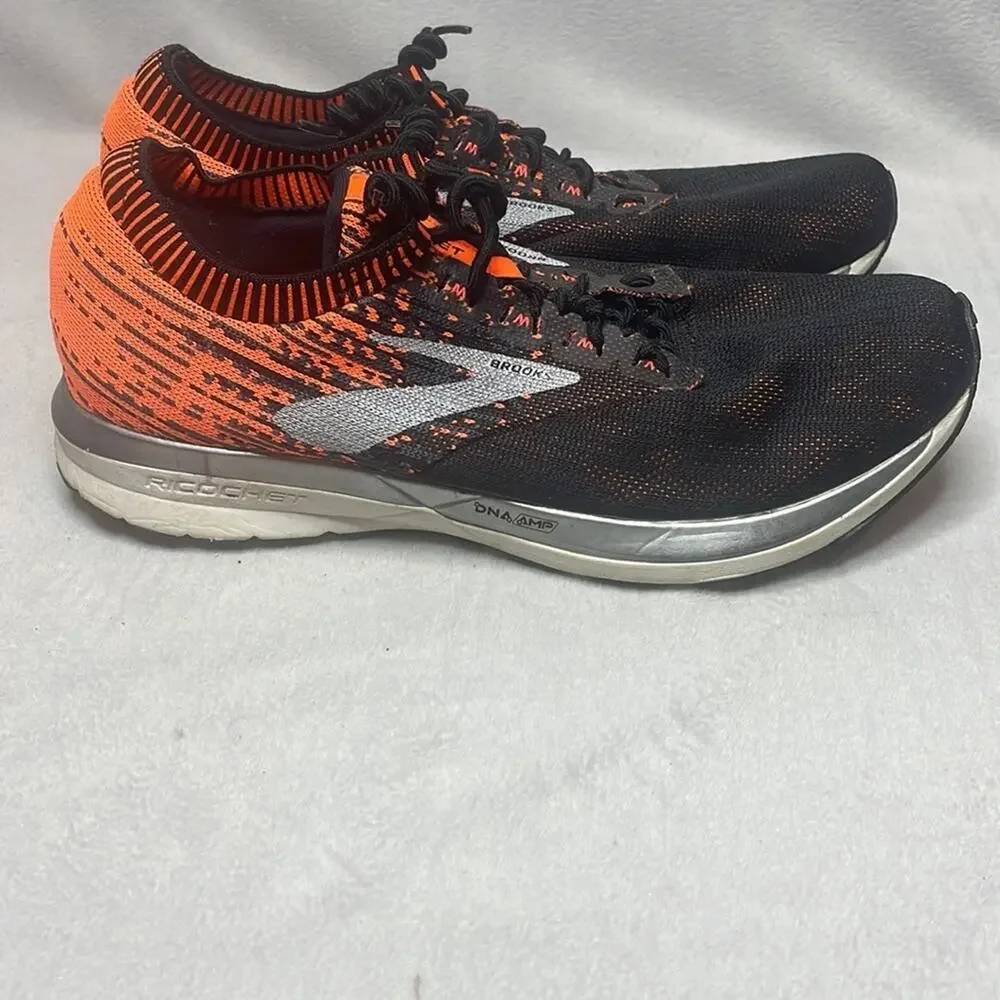 Brooks Running shoe in Black and Orange Size 9.5